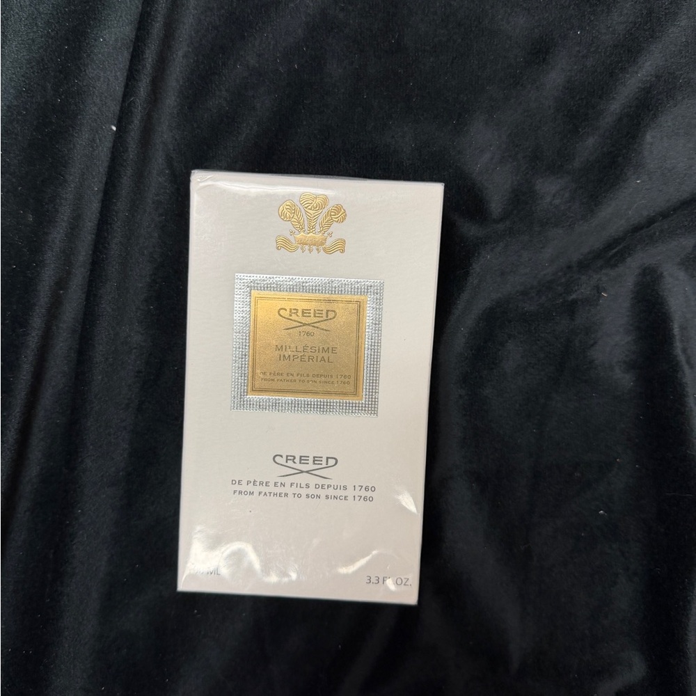 Creed Fragrance Box in Cream and Black
